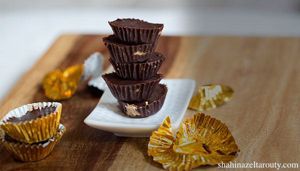 Raw Chocolate-Almond Butter Cups